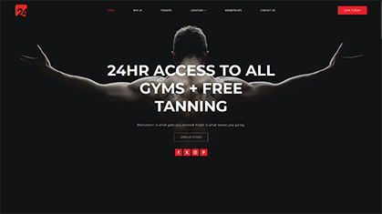 24 Fit Website Design SEO