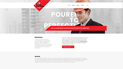 Creative Contracting Website Design SEO