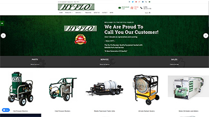 Hy-Flo Equipment Website Design SEO